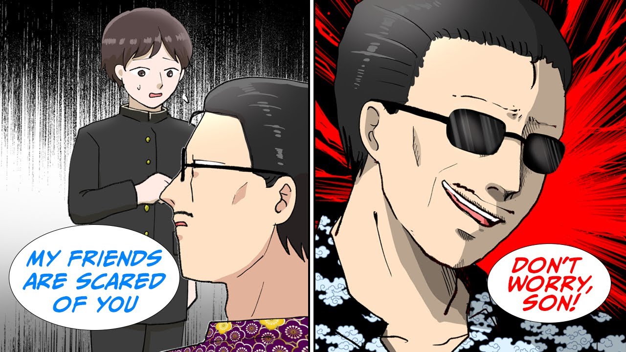 I was being avoided at school since my father was a yakuza [Manga Dub]