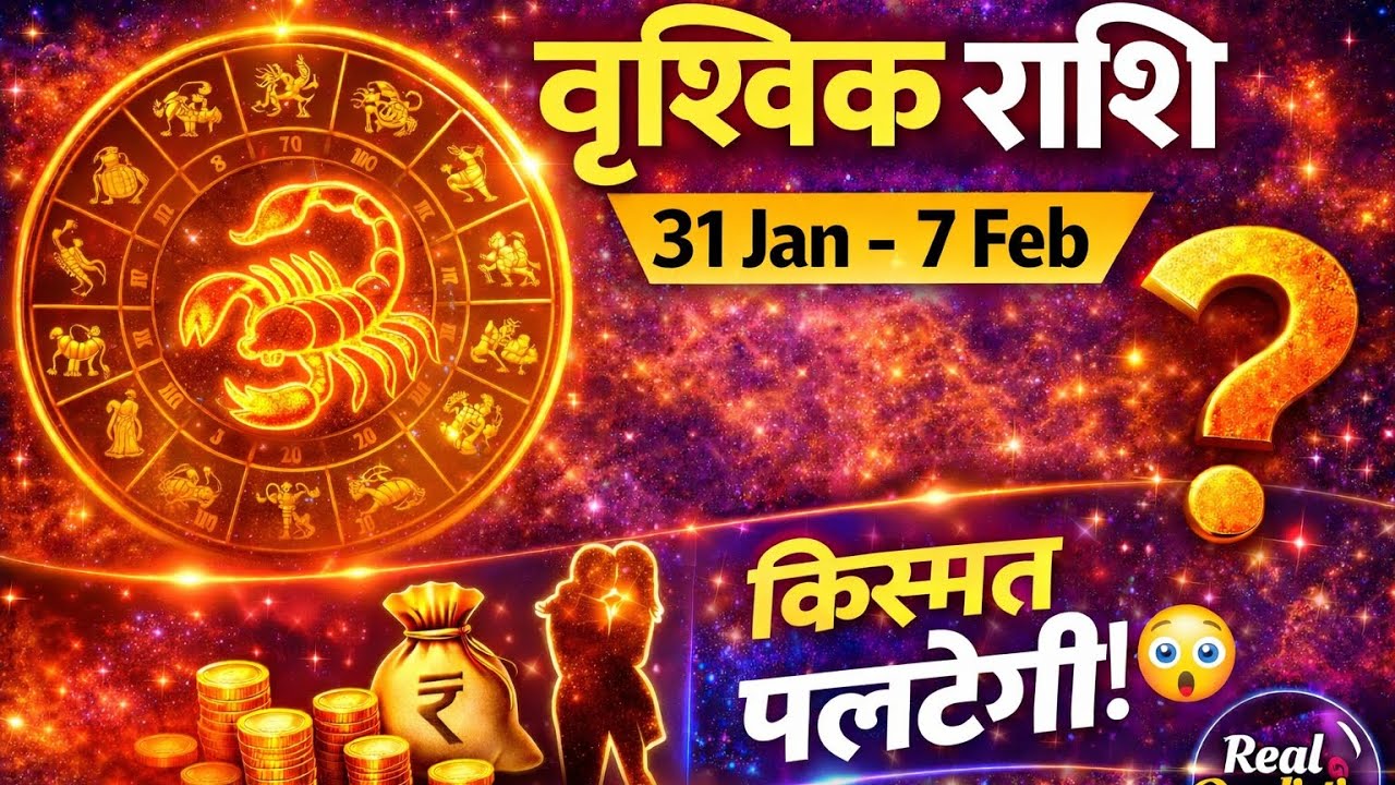 Vrishchik Rashi Horoscope: 31 Jan – 7 Feb Kismat Palatne Wali Hai! 😱