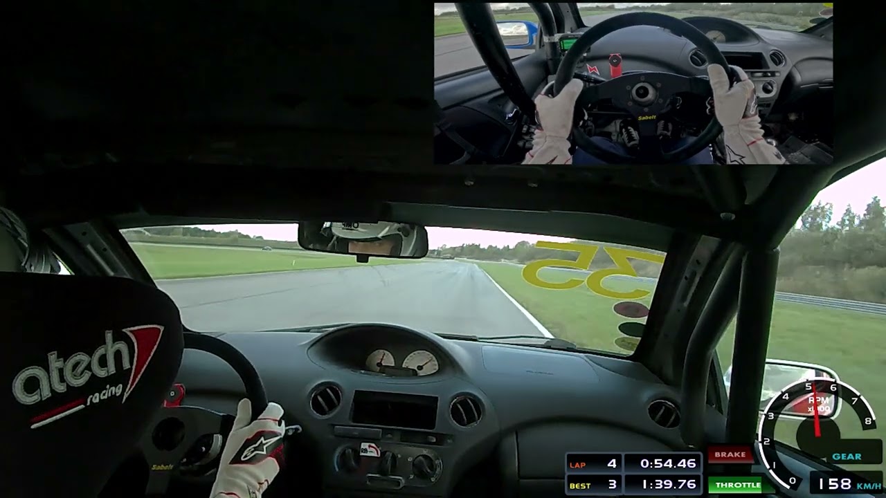 V1600 Yaris Porsche Ring 1:37.4 session onboard