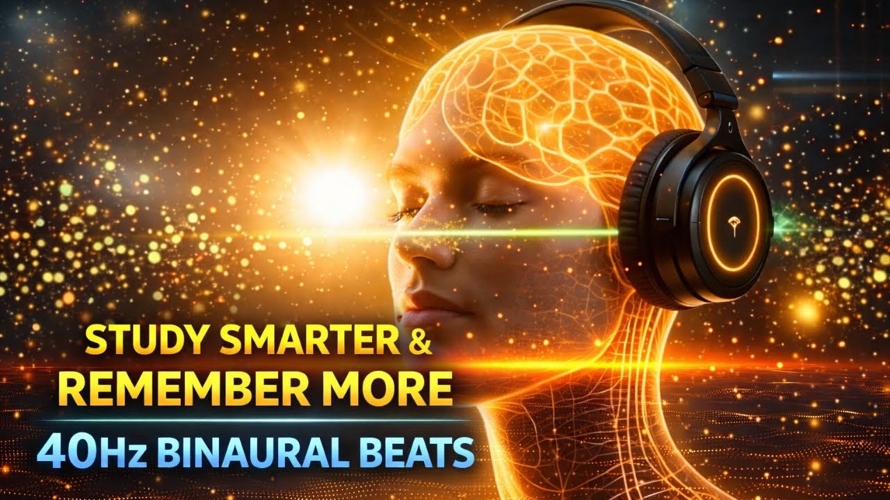 Study Smarter & Remember More | 40Hz Binaural Beats