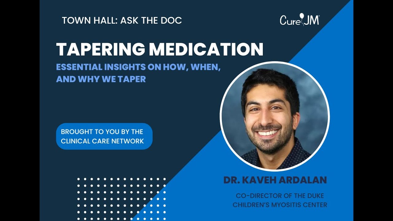 May 2025 Town Hall - Tapering Medications with Dr. Kaveh Ardalan