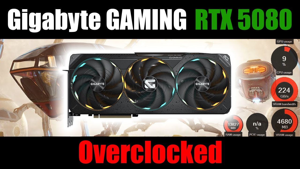 Gigabyte RTX 5080 GAMING OC 16G | Overclocked