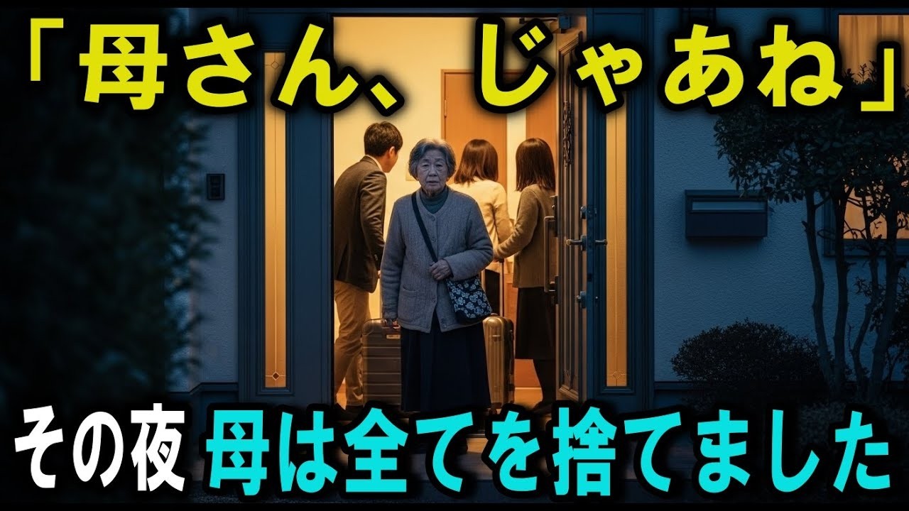 嫁母を選んだ息子に家を追い出された母は、すべてを捨てて出ていきました
