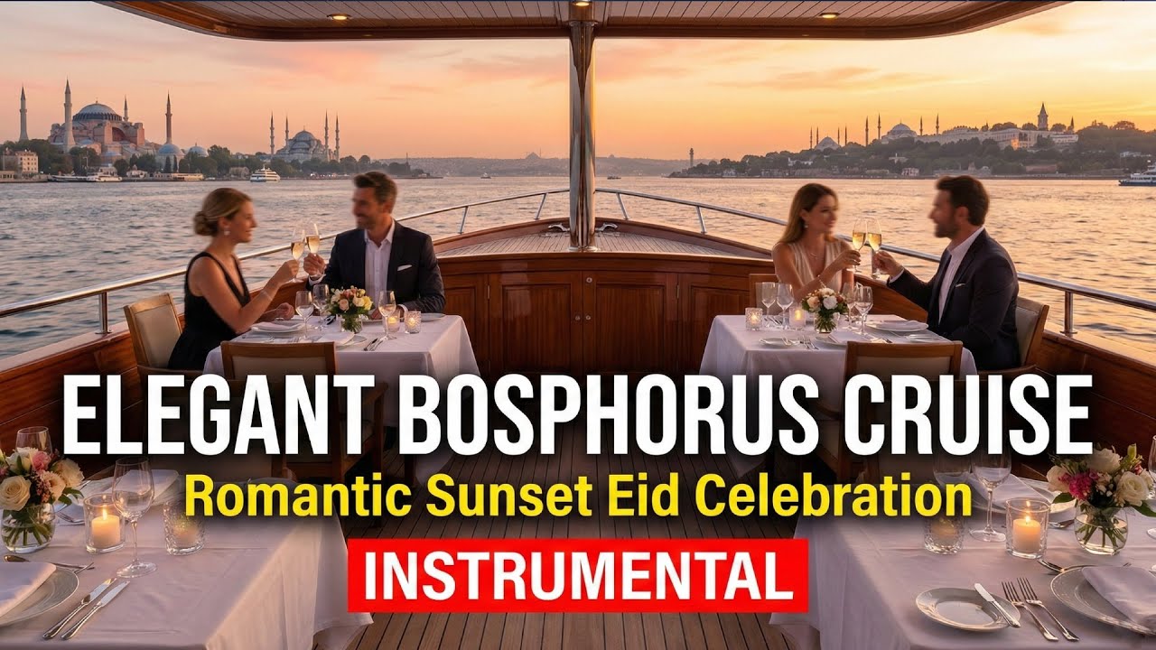 Elegant Turkish Restaurant Music for Eid Celebration | 10 Hours Romantic Bosphorus Instrumental