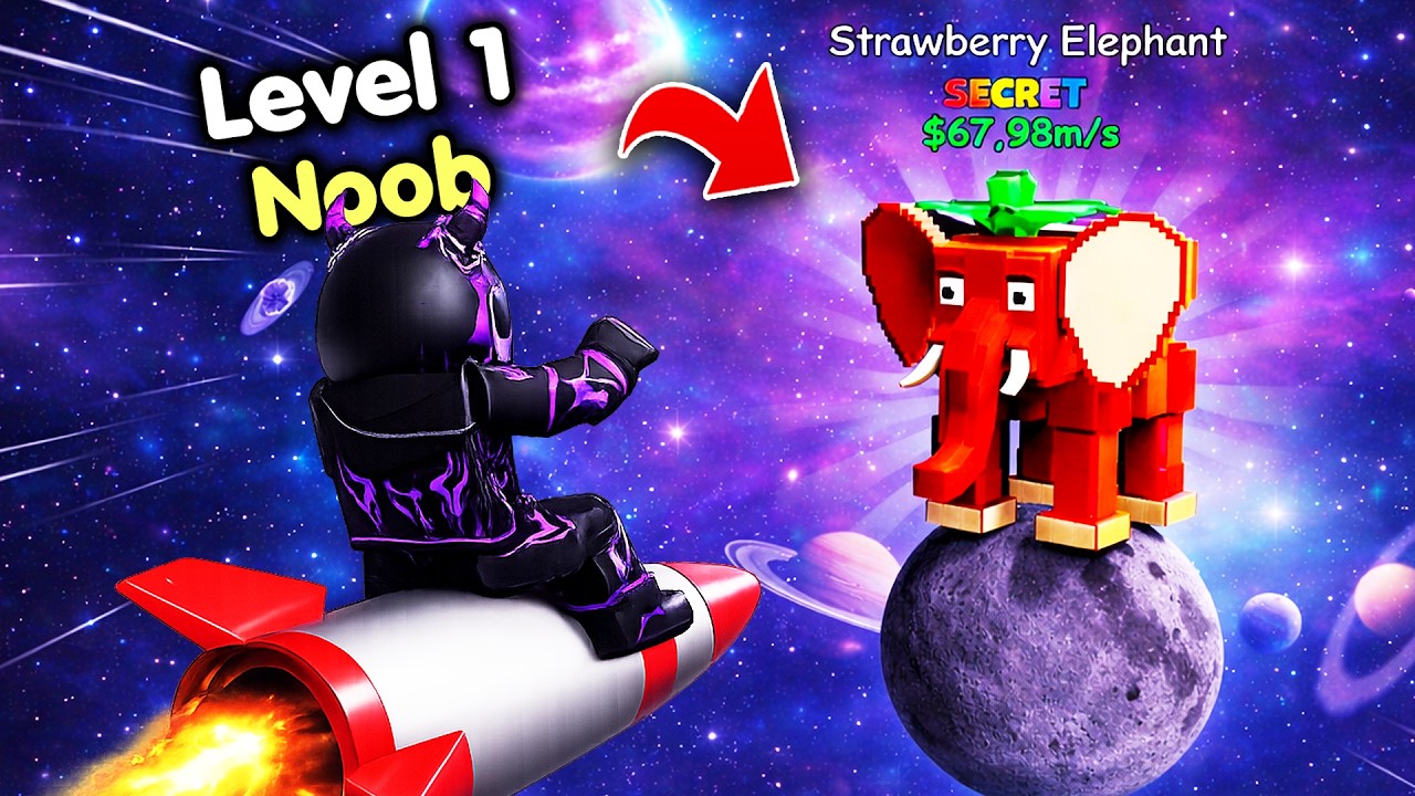 Начинаем заново как НОВИЧОК с секретным заданием в игре Explore Space For Brainrots! (Roblox)