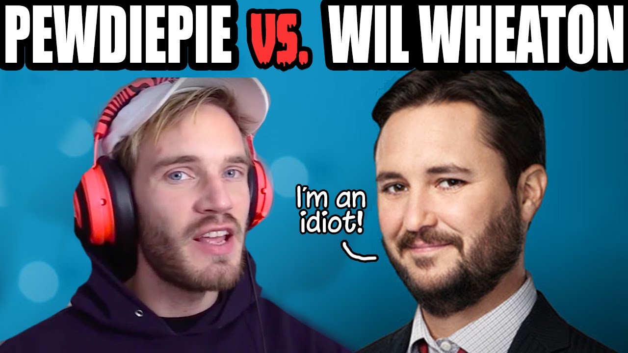 Wil Wheaton Loses His Marbles, Declares War on PewDiePie