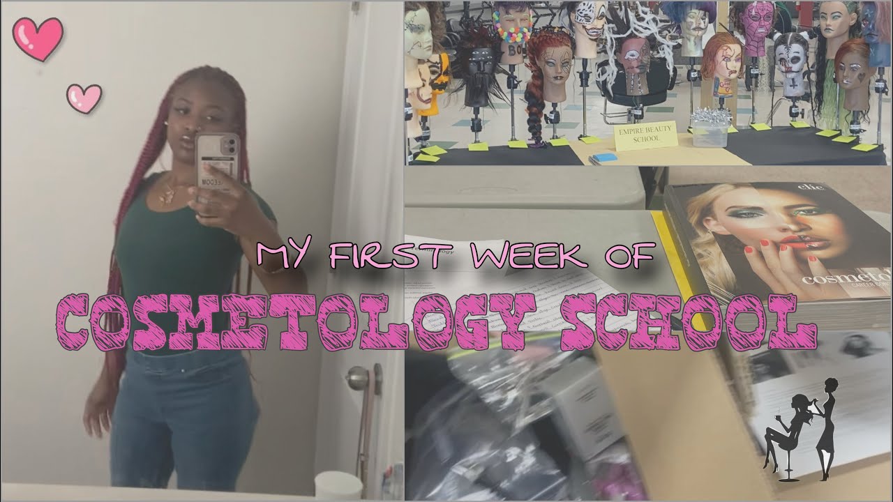 GRWM/VLOG: MY FIRST WEEK OF COSMETOLOGY SCHOOL!!💇🏾‍♀️ | Empire Beauty