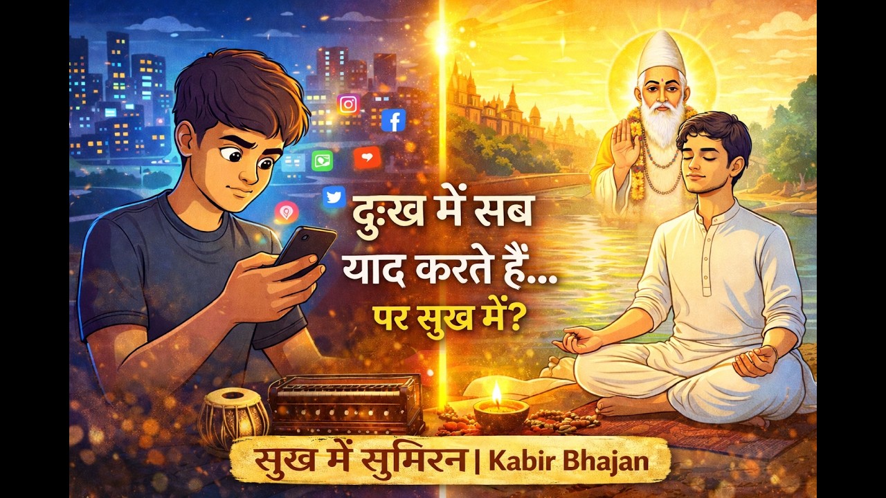 “दुःख में सुमिरन सब करे, सुख में करे न कोय…” | Kabira Bhajan #kabira #bhajan #bhakti 