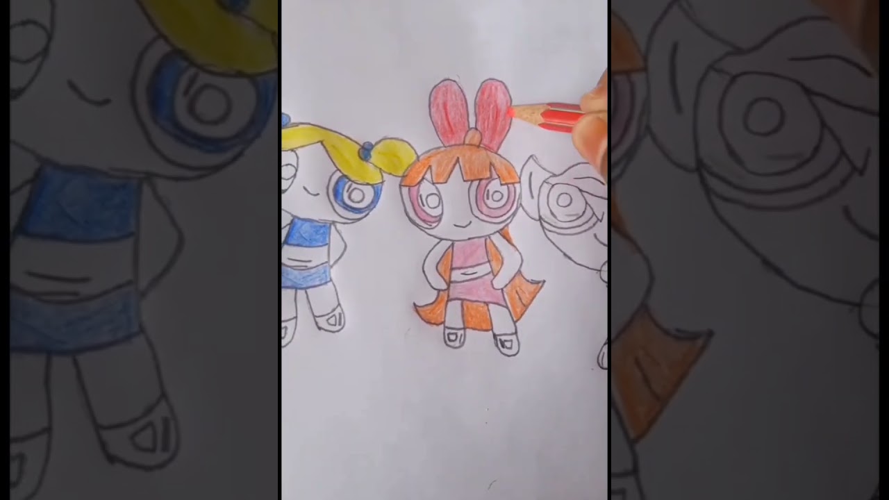 #powerpuffgirlsdrawing#cartoondrawing