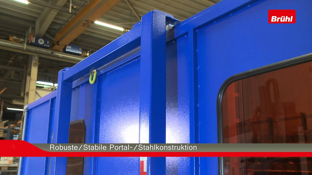 Maschinenschutz-Schiebetor PerformanceLine&reg; Freitragend - MSST&reg;-PL-F Teil 2