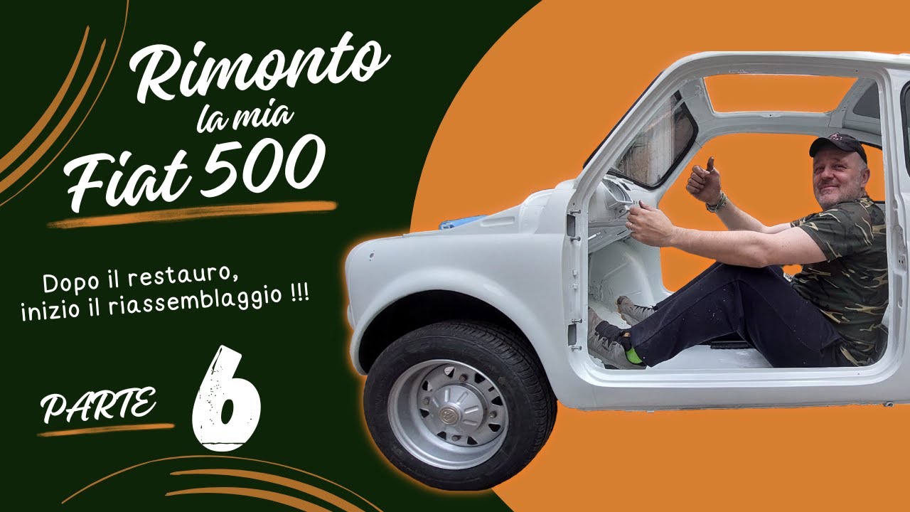 🎥 Rimonto la mia Fiat 500 – Parte 6 (inserimento motore) #fiat500 #nemosgarage #restauroauto
