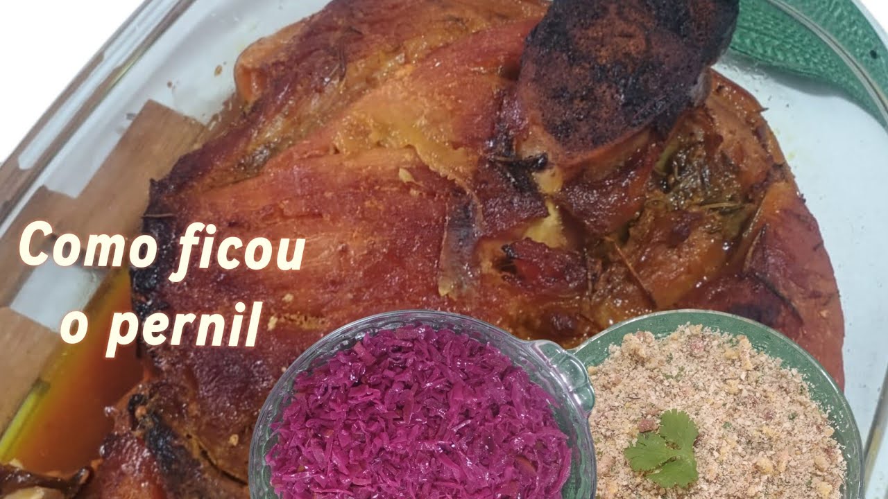 Resultado do pernil do vídeo anterior 😋