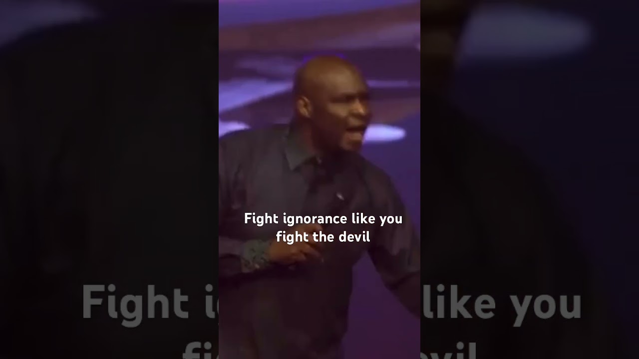 FIGHT IGNORANCE by APOSTLE JOSHUA SELMAN. #apostlejoshusselman #apostlesjosuaselmanmessages #apostle