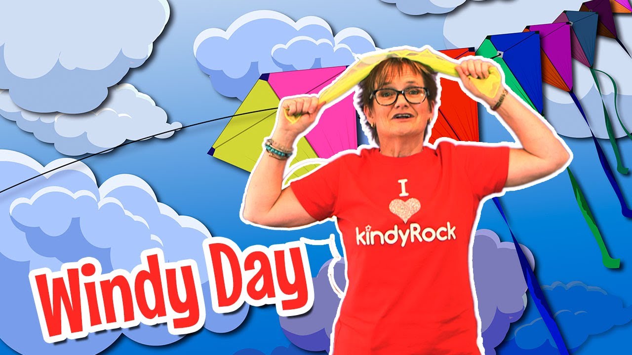 Windy Day - Exercise Song for prek and kindergarten