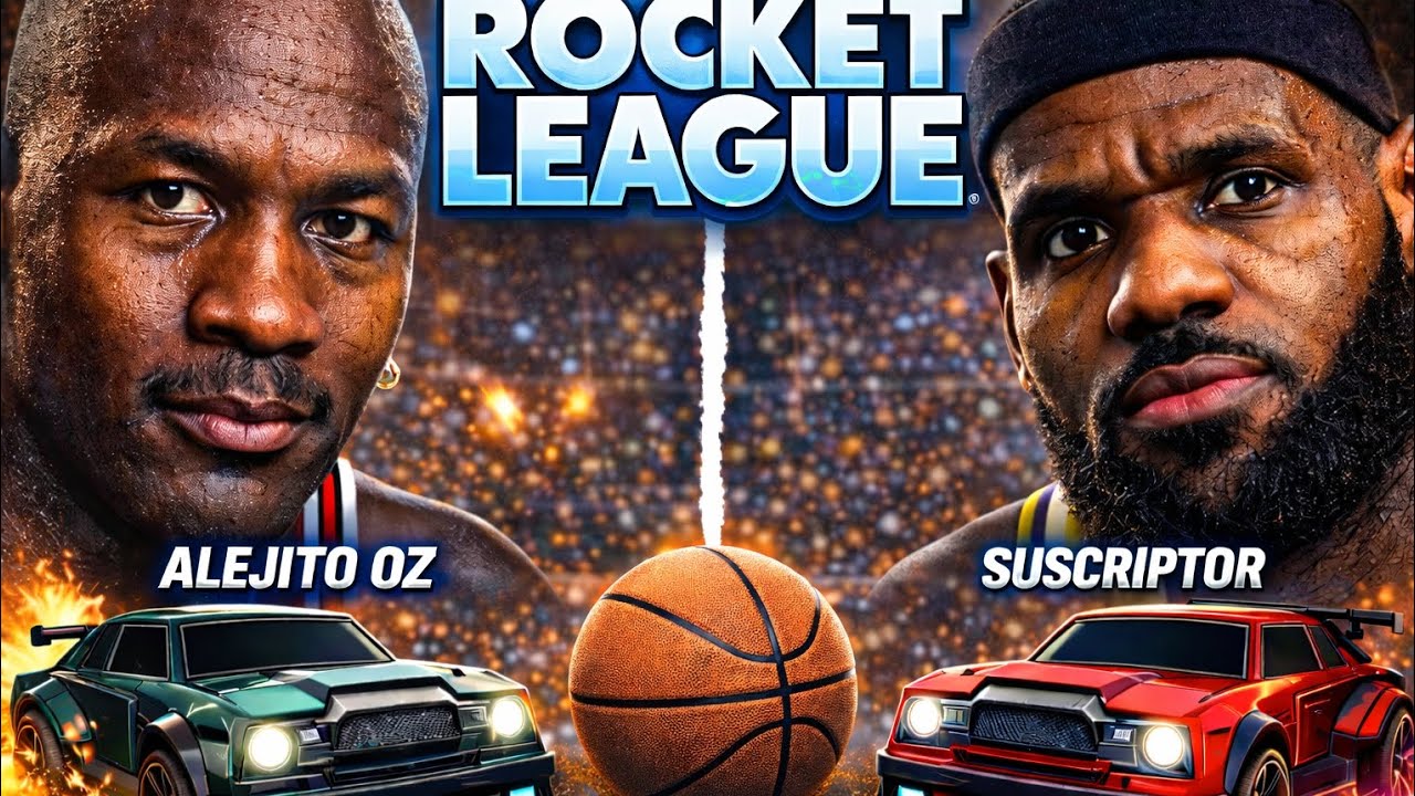 MICHAEL JORDAN vs. LEBRON JAMES en Rocket League