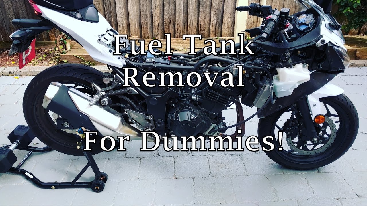 Ninja 300, Fuel Tank Removal, Step By Step!