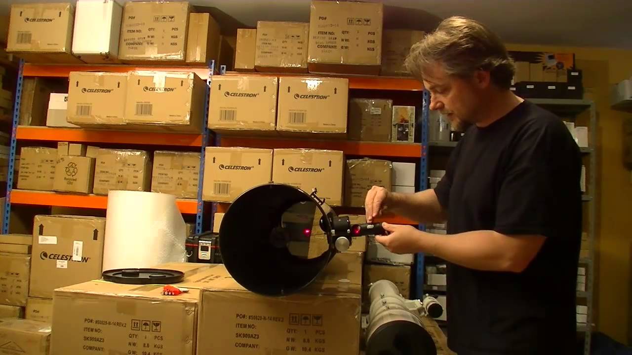 Como colimar un colimador laser / Ajustar colimador para telescopios