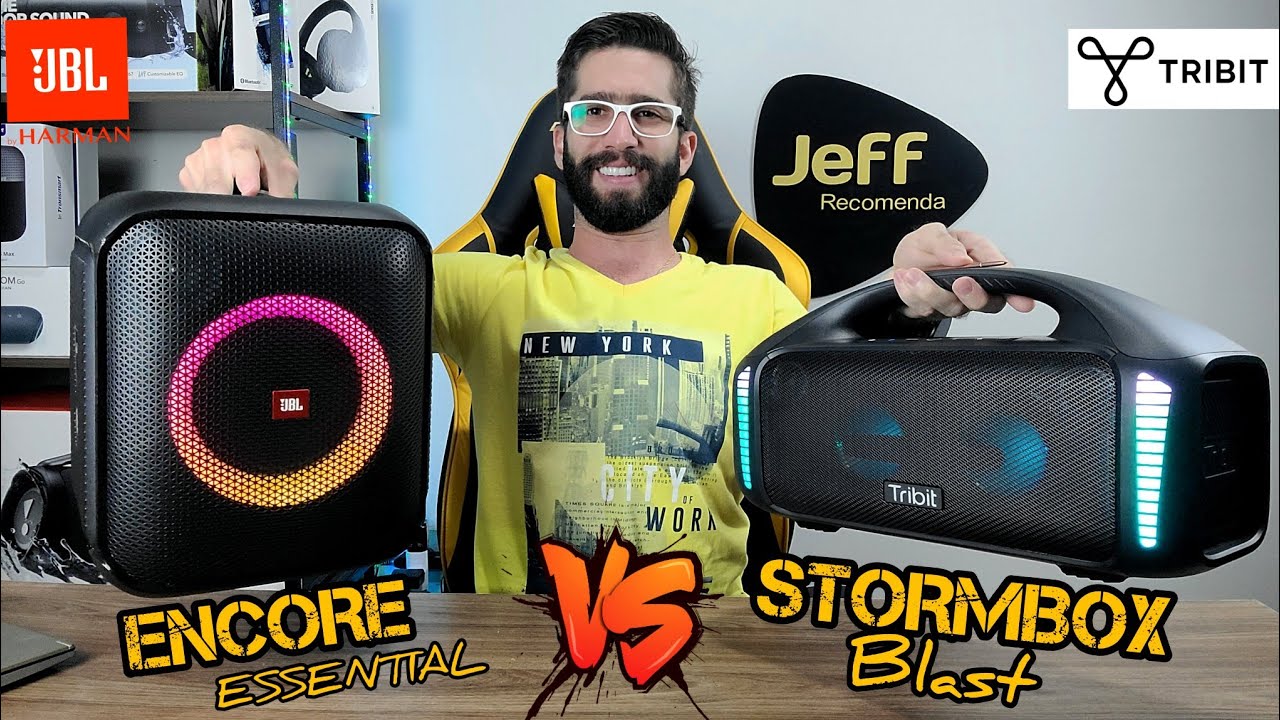 TRIBIT STORMBOX BLAST 90W Vs JBL PARTYBOX ENCORE ESSENTIAL 100W: Qual é a melhor Caixa de som?