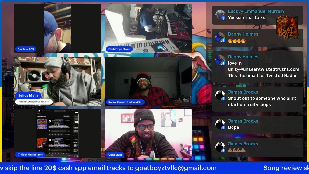 Goat Boyz TV Presents Dynasty Holmes/Boo Child/Julius myth & Dee Saint