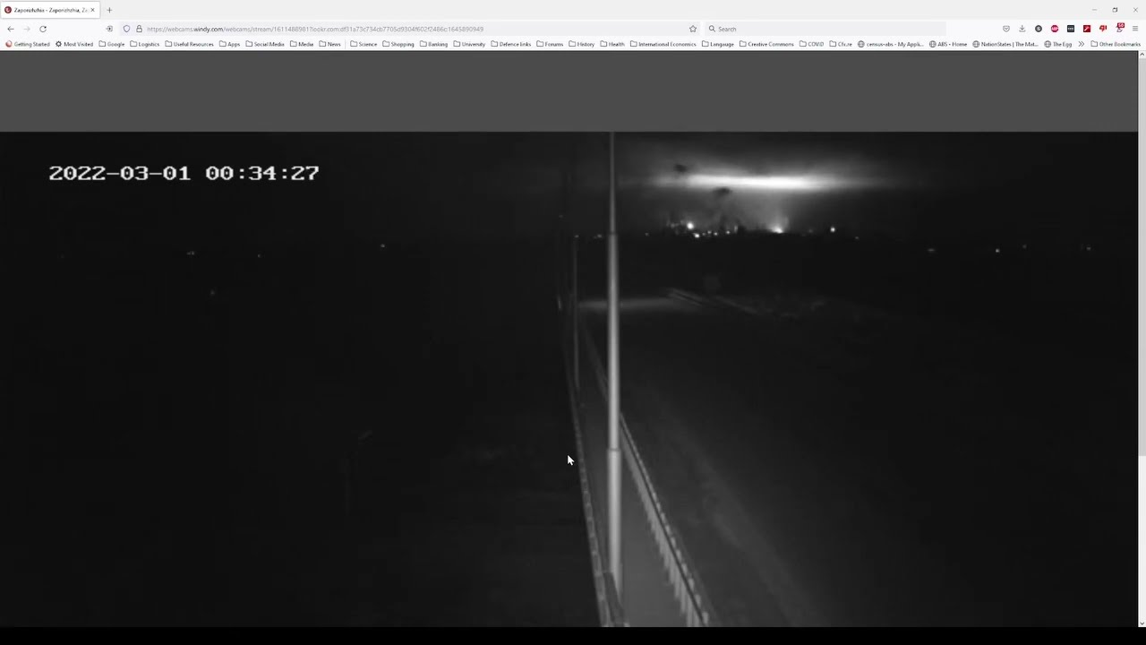 Zaporizhzhia airport strike 01 03 22