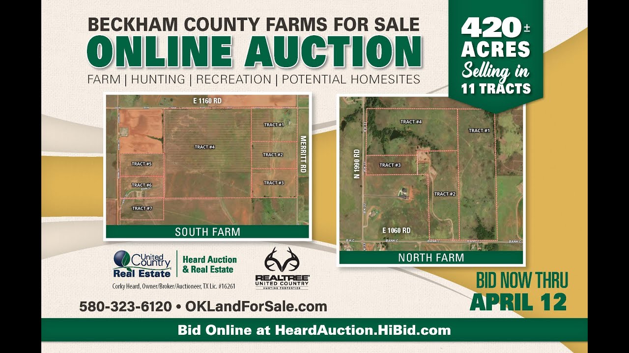 Beckham County OK Land for Sale Elk City