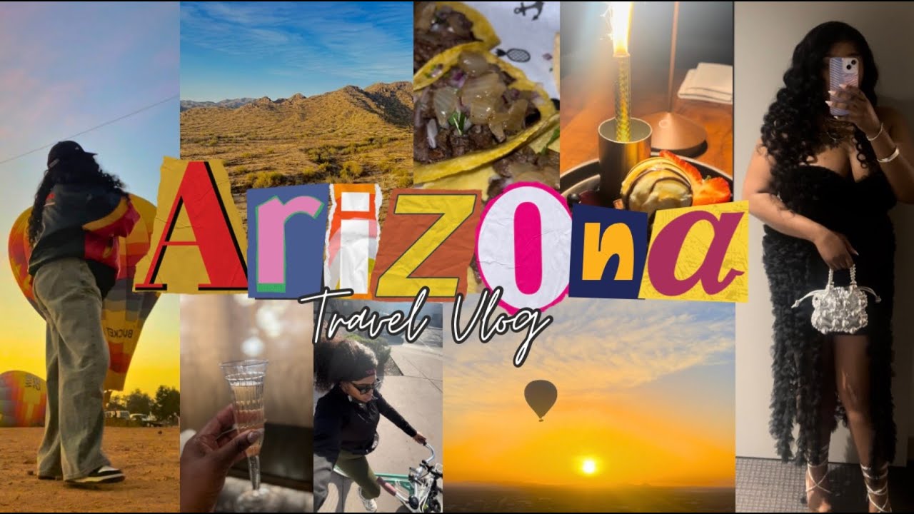 SOLO TRIP TO ARIZONA 🏜| 28th Birthday Travel Vlog| Hot Air Ballon Ride, Scottsdale, Spa Day, & more