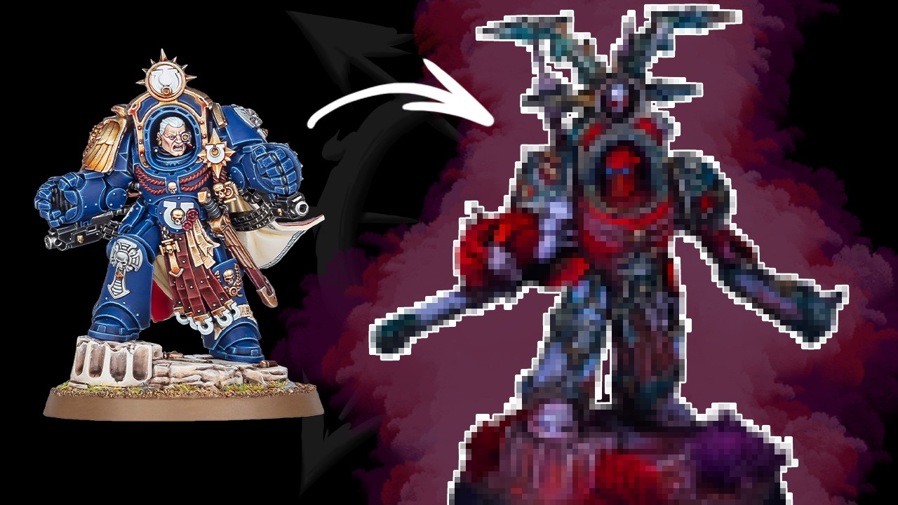 Too much ULTRAMARINES, I kitbashed Calgar into something BETTER!