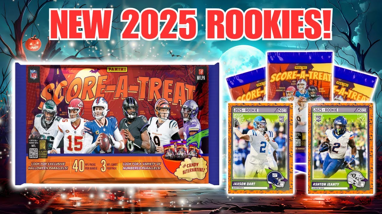 55 CENTS PER PACK! NEW 2025 ROOKIE CLASS! Panini Score-A-Treat