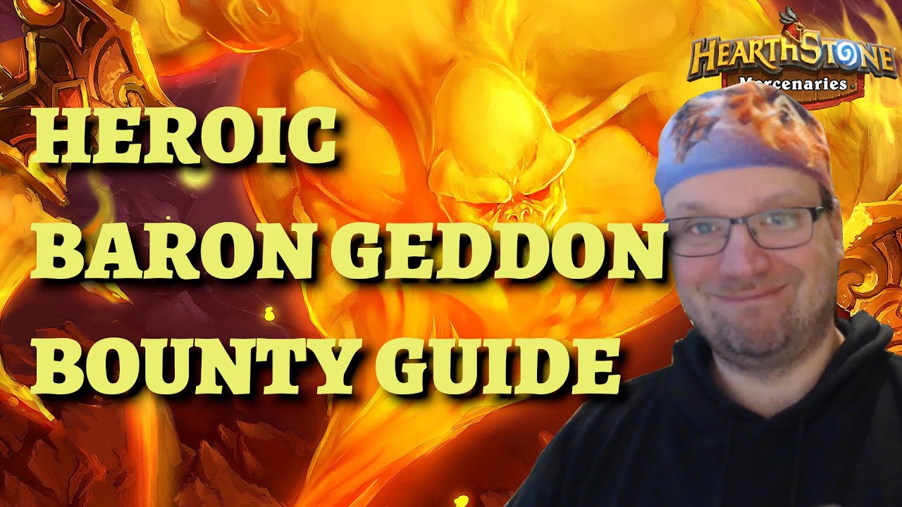HEROIC Baron Geddon bounty guide (Hearthstone Mercenaries Blackrock Mountain PvE)