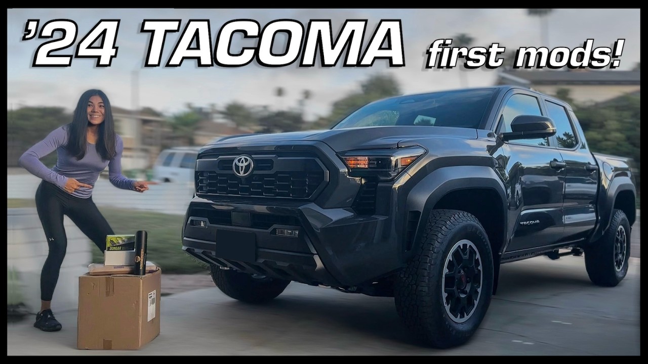 Easy First Modifications on my New 2024 Tacoma!