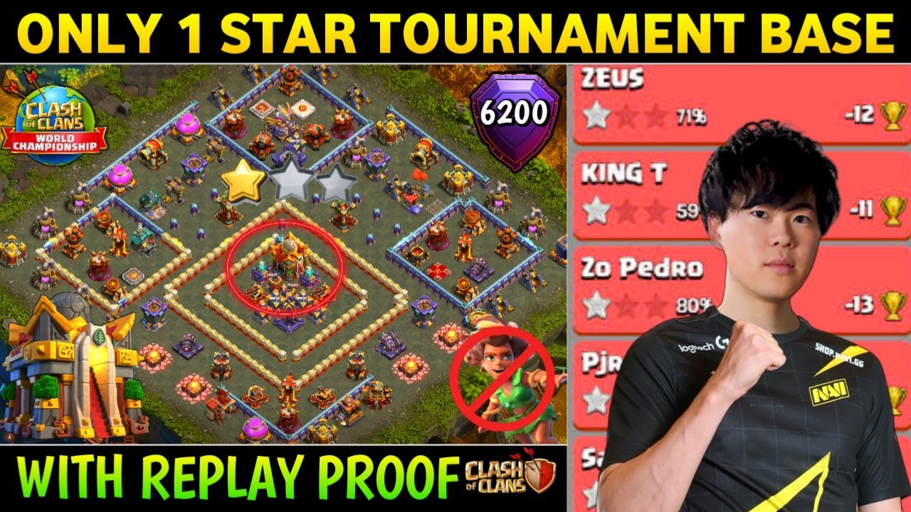 ONLY 1 STAR TH16 BASE | NEW TH16 TOURNAMENT BASE WITH LINK | TH16 ANTI 2 STAR WAR BASE | TH16 BASE 🤯