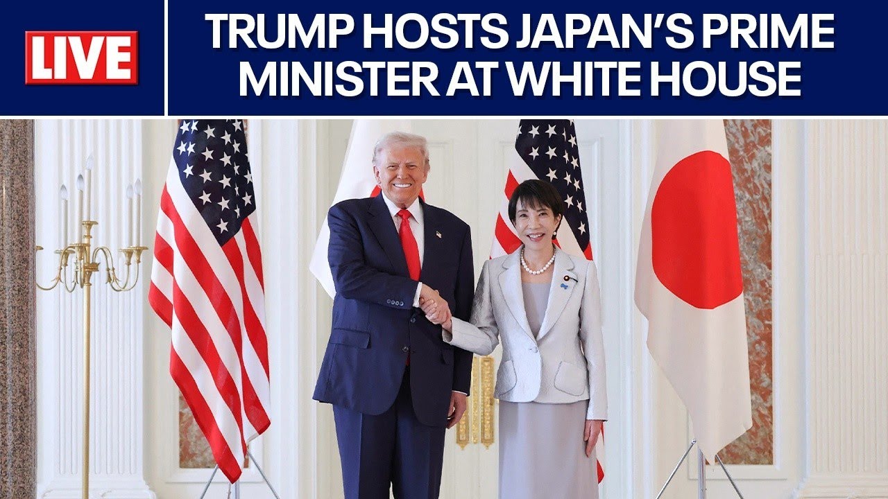 LIVE 🔴 Trump hosts Japan Prime Minister Sanae Takaichi