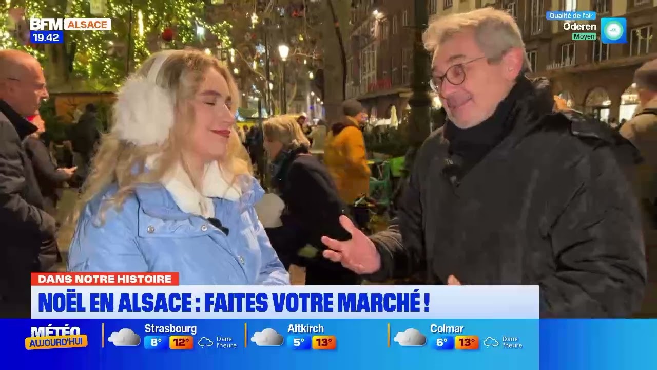 BFM Alsace - Marché de Noël à Kaysersberg