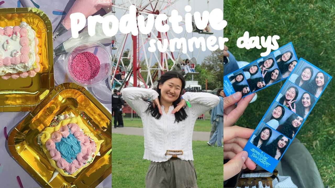productive summer days | cal state fullerton concert, leon thomas performance, beach day, seattle