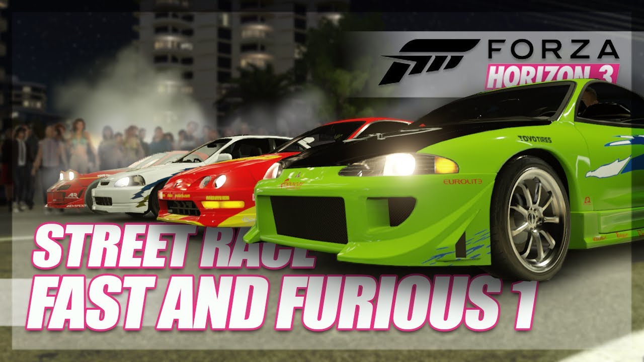 Forza Horizon 3 - The Fast and The Furious Recreation! (Build & Street Race)