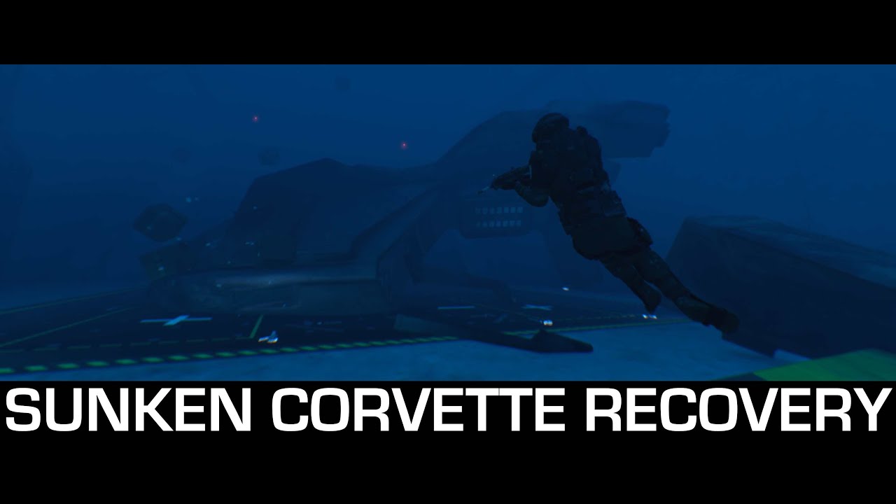 ПОДЪЕМ ЗАТОПЛЕННОГО КОРВЕТА - ARMA 3 HALO