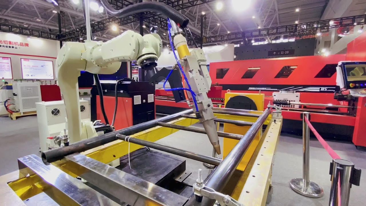 Baisheng Laser - Exhibition star products! Automatic Manipulator Machine 6 Axis Welding Robot!