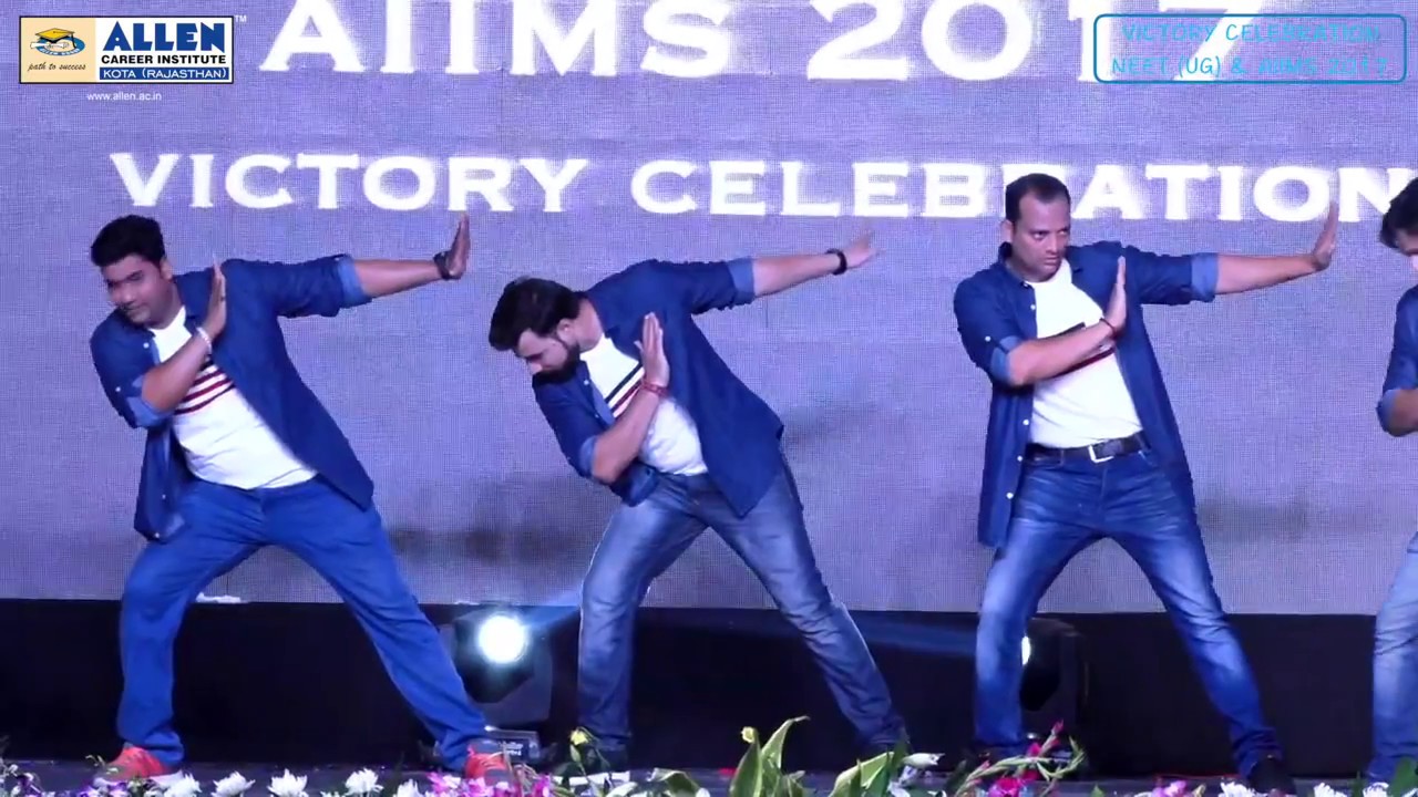 ALLEN NEET UG & AIIMS 2017 Victory Celebration: Amazing Group Dance performance