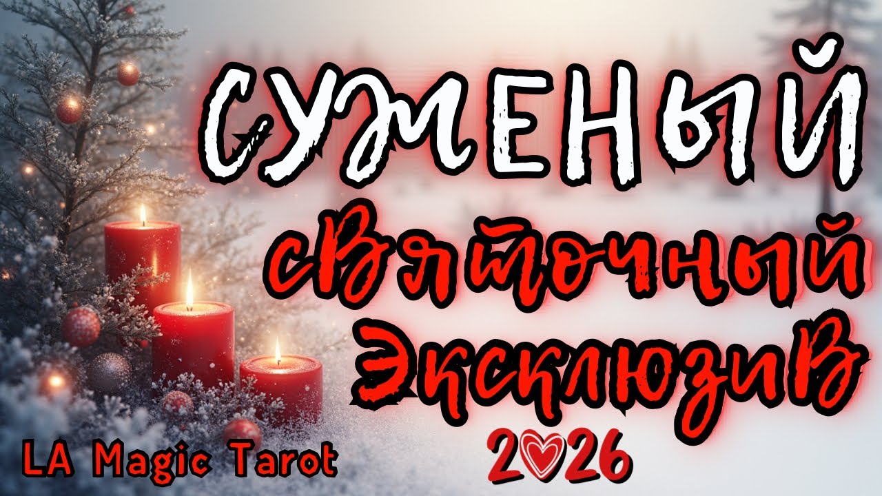 СУЖЕНЫЙ-РЯЖЕНЫЙ 🔮 ТВОЙ МУЖЧИНА в 2026году💖 СВЯТОЧНЫЙ ЭКСКЛЮЗИВ🪅 Таро расклад гадание на любовь