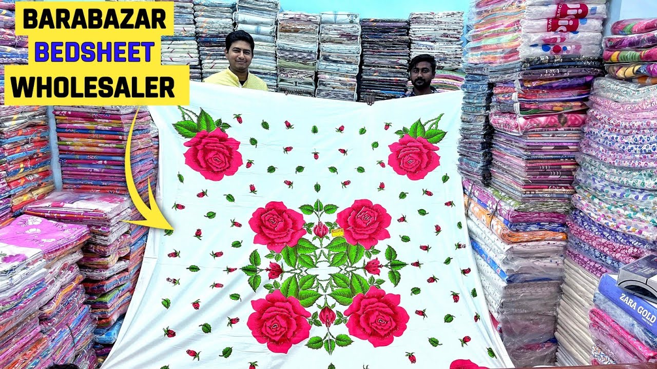 Barabazar Bedsheet Wholesale Market - Pure Cotton Printed & Premium Designer Bedsheet Collection 🔥🔥