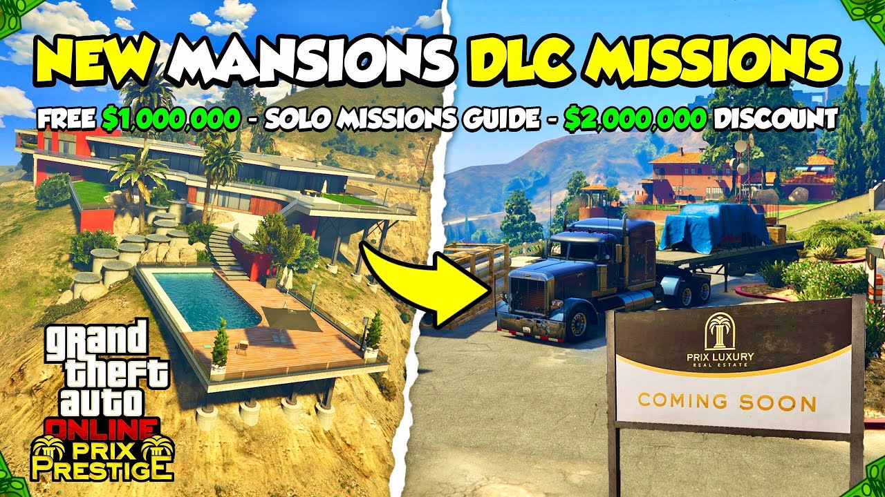 NEW MANSION Listing Missions Guide in GTA 5 Online! (FREE $1,000,000, MAP CHANGES & MORE)