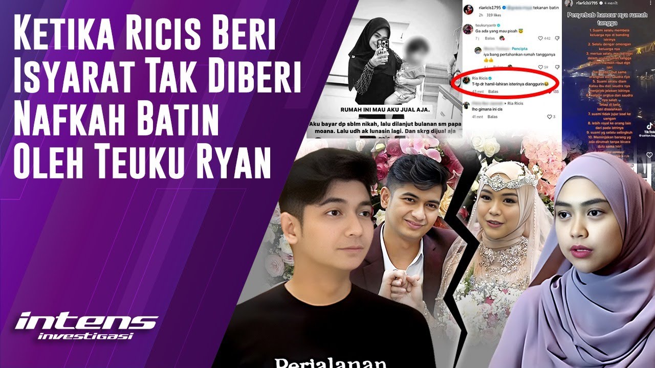 Ricis  Isyaratkan Tak Diberi Nafkah Batin Oleh Teuku Ryan | Intens Investigasi | Eps 3365