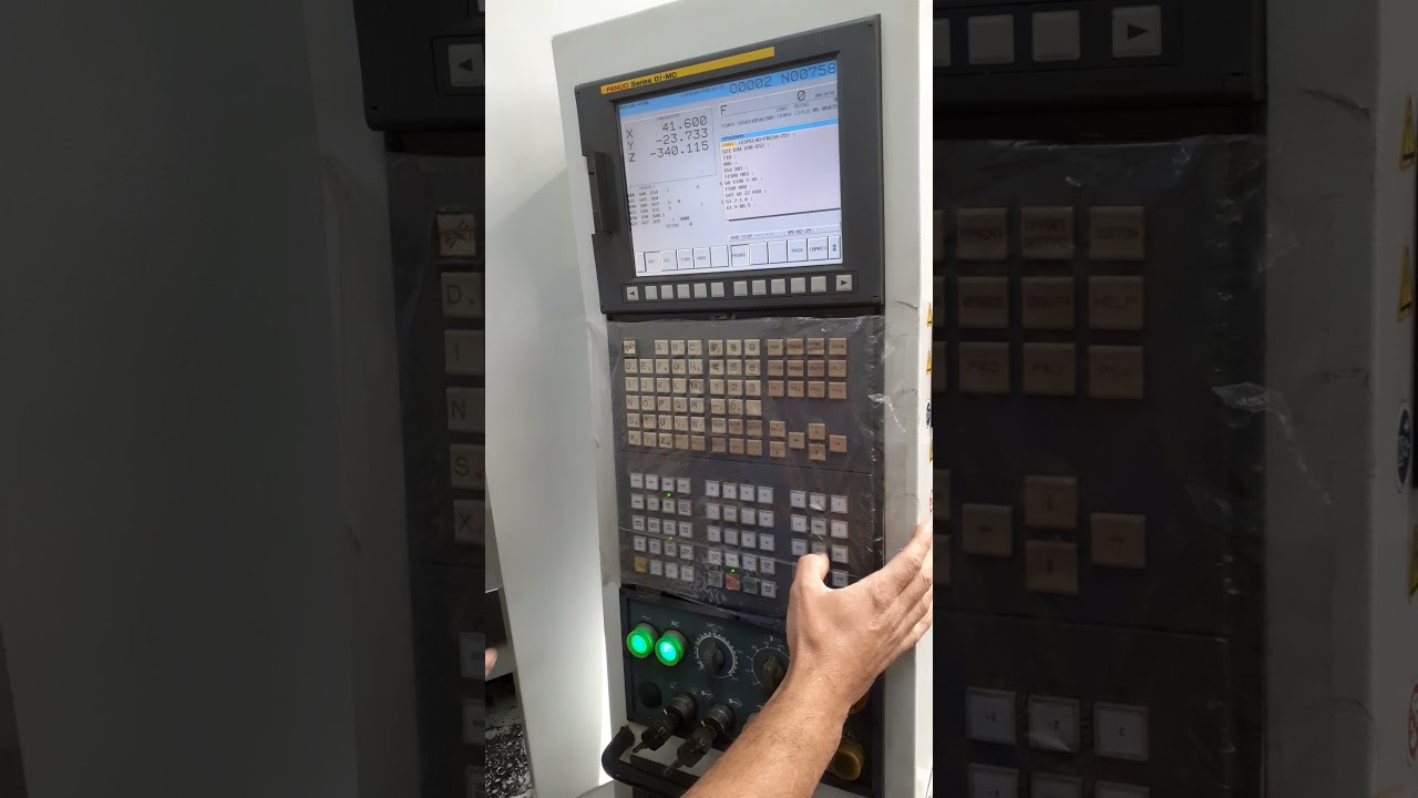 Centro de usinagem Romi  D600  ,comando Fanuc.  Preset de ferramentas (Zeramento em Z)