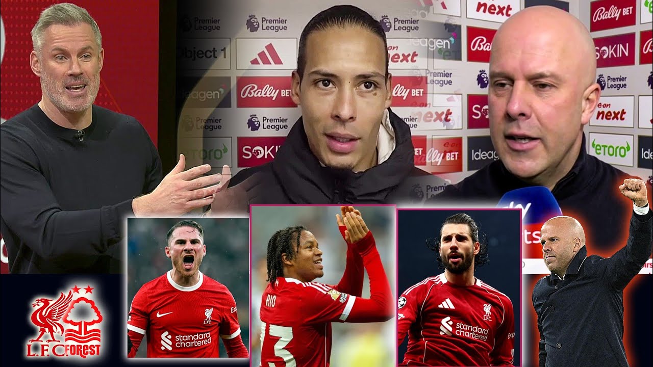 Nottingham vs Liverpool 0-1 Arne Slot Go Crazy reacts to Mac Allister Goal 🔥| Van Dijk reaction