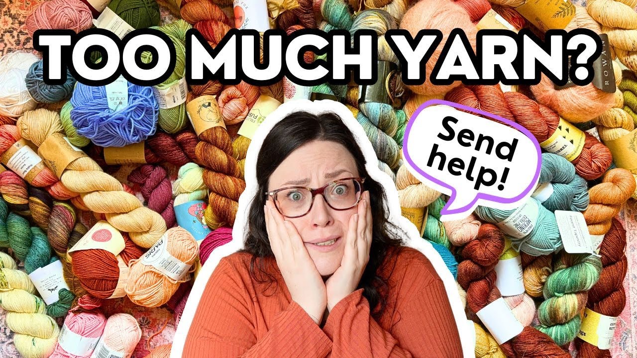 EPIC Yarn Stash Tour of 400+ Skeins & Organise With Me!