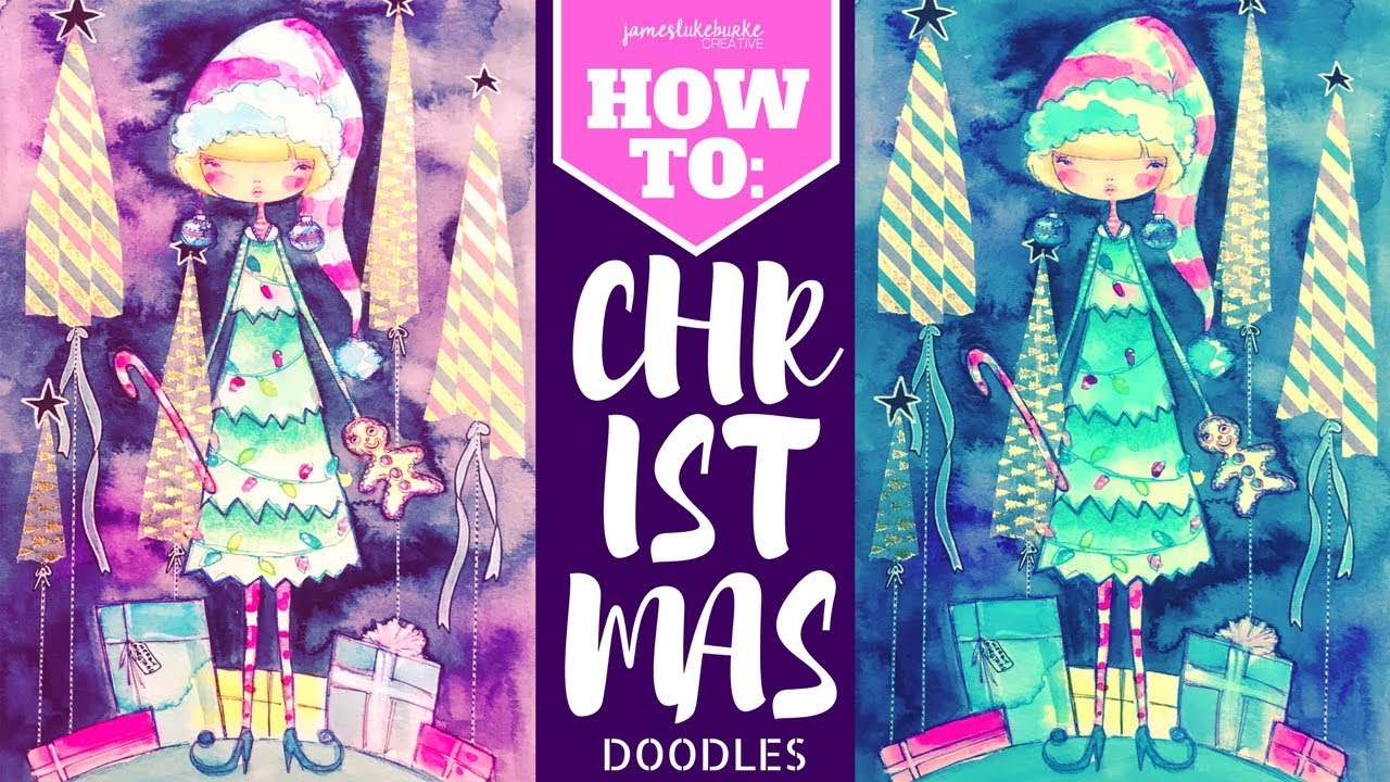 HOW TO: Christmas Doodles TUTORIAL