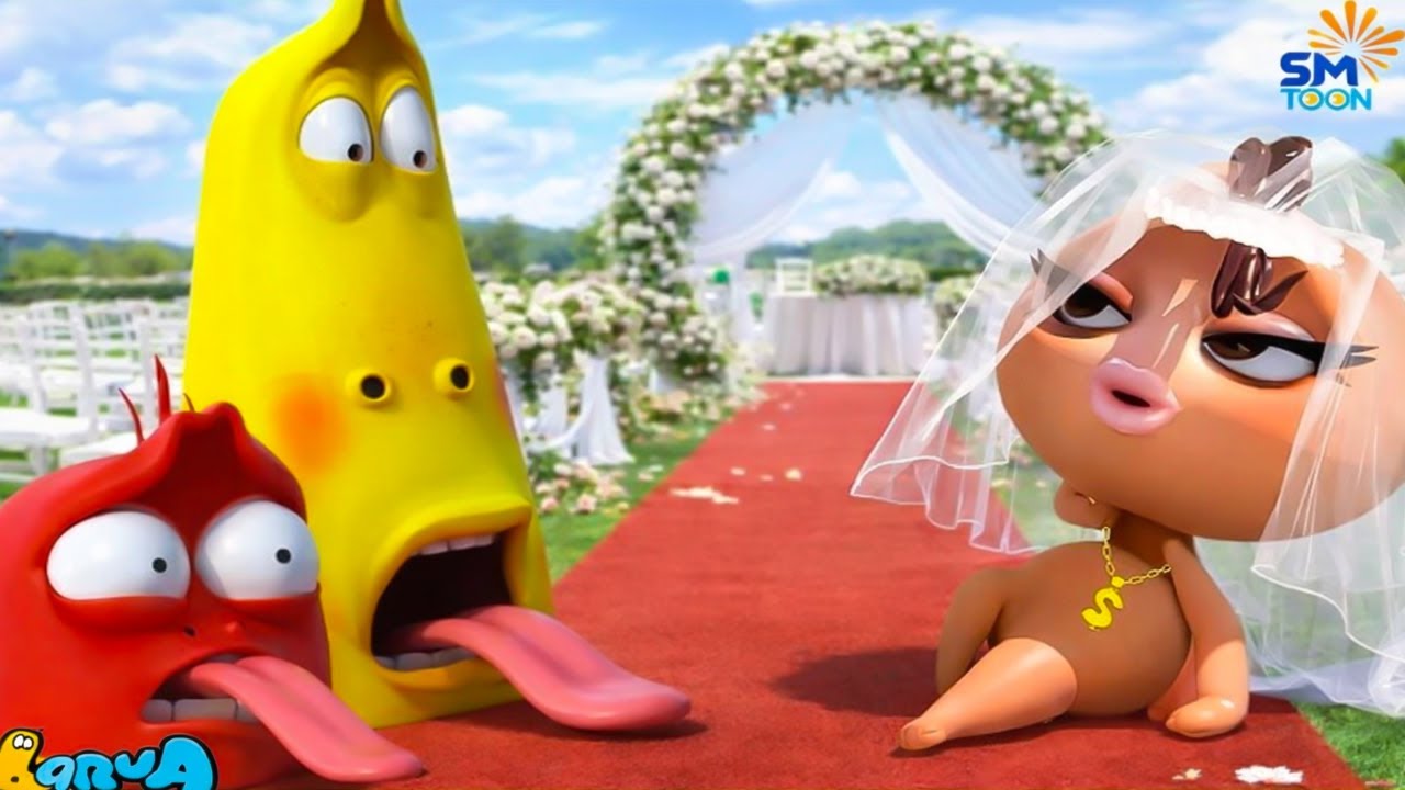 ตัวอ่อนการ์ตูน LARVA 🐌  แสดงพริก 🐍 การ์ตูนหนอนหรรษาตอนใหม่ล่าสุด 🐵 การ์ตูนหนอน | SMToon Cartoons