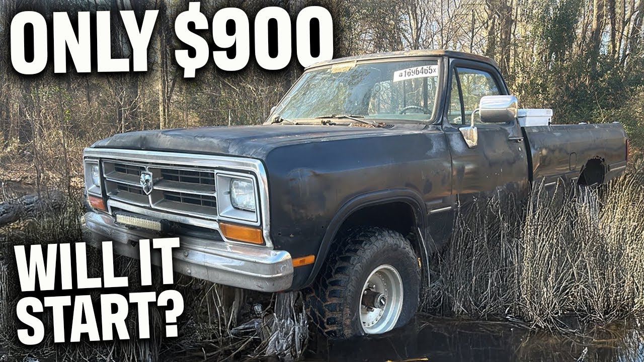 Will It Start? Abandoned YEARS 1991 Dodge Long Bed 4x4 LIFTED