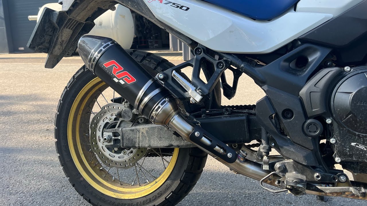 The best exhaust system for honda transalp xl 750 2023 the best sound RP exhaust system