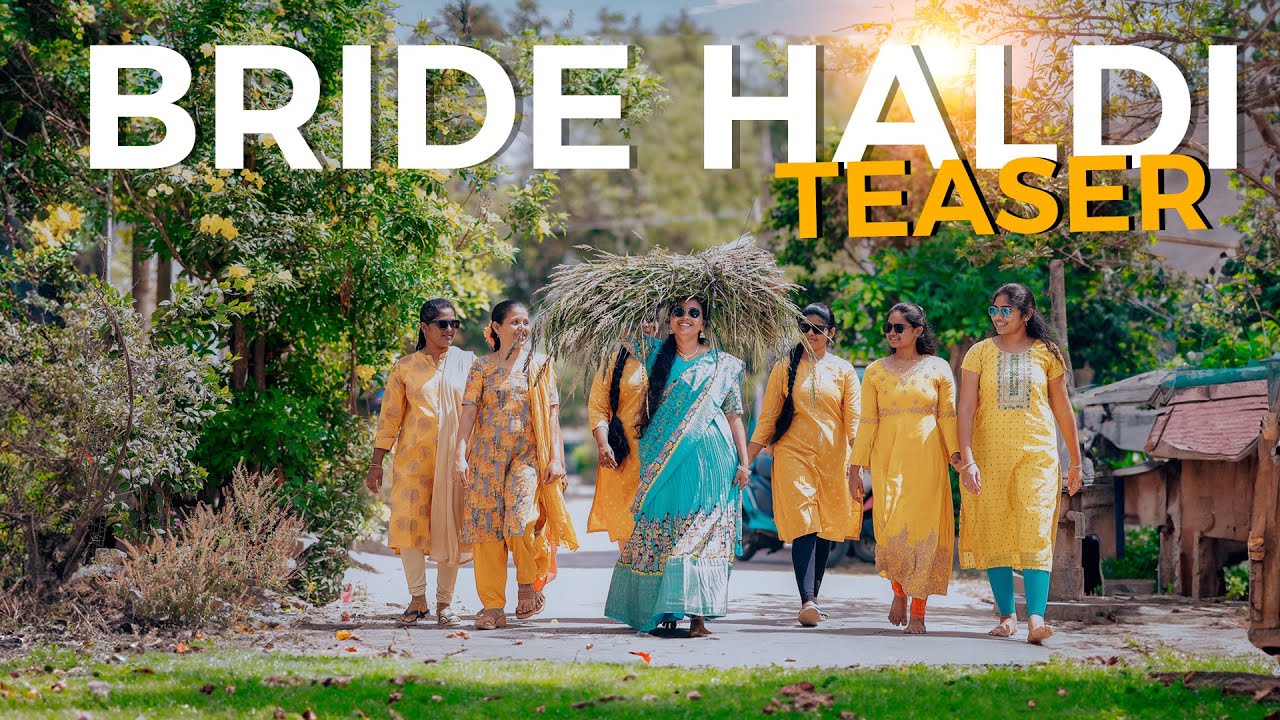 Haldi Teaser  Bride Thriveni  Addanki  Saiphotopark Studio